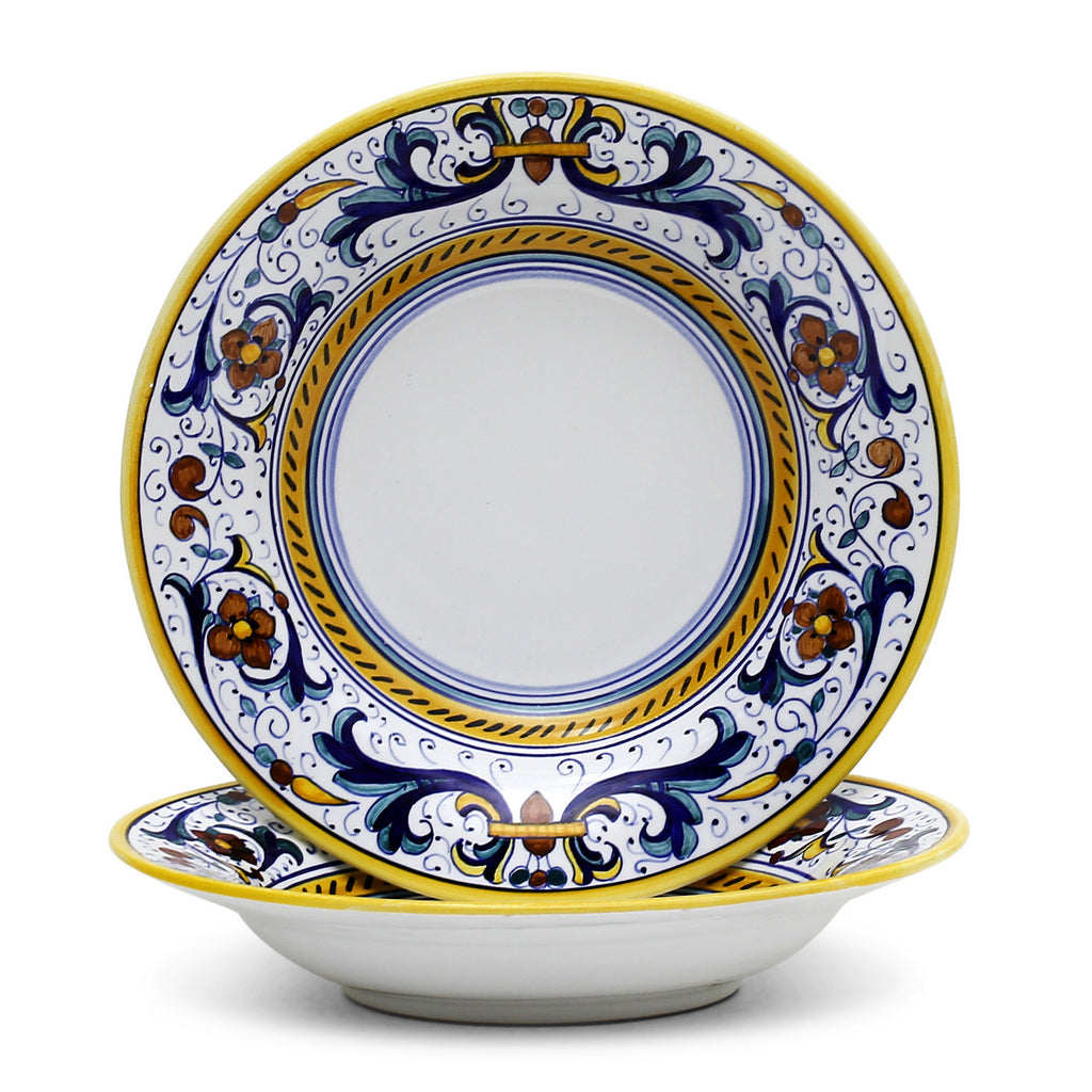 RICCO DERUTA CLASSICO: Pasta Soup rimmed bowl - artisticaitalian.com