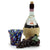 MURANO MURRINA STYLE: Drinkware Flared Tumbler fully hand made (Blue Mix) - artisticaitalian.com