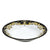 DERUTA COLORI: Pasta/Soup Rim Plate - BLACK/GOLD - artisticaitalian.com