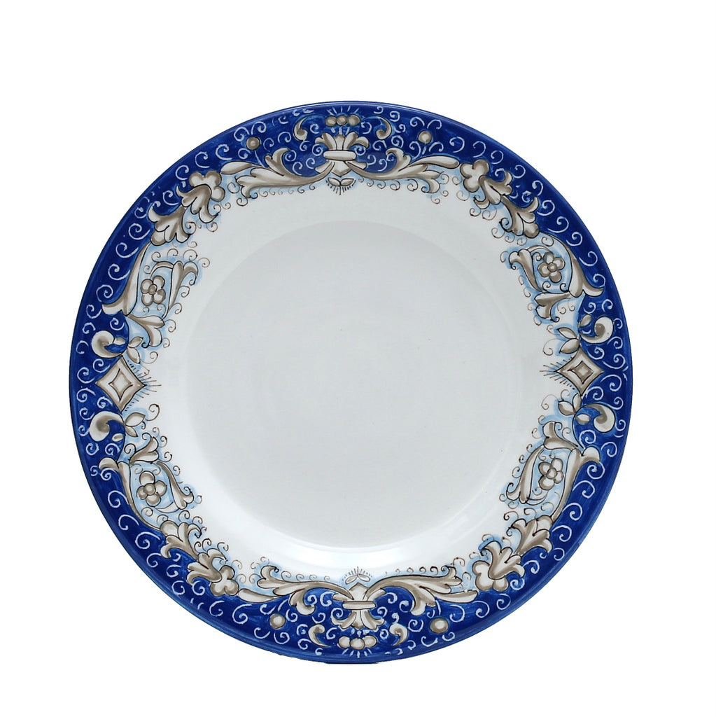 DERUTA COLORI: Salad Plate - BLUE GENZIANA - artisticaitalian.com