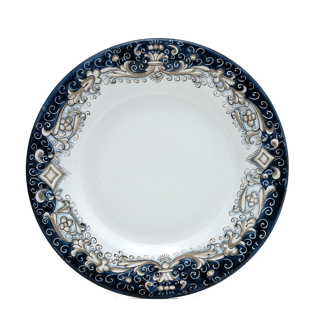 DERUTA COLORI: Salad Plate - BLUE ANTICO - artisticaitalian.com