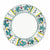 ORVIETO GREEN ROOSTER: 4 Pieces Place Setting - White center - artisticaitalian.com