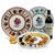 ORVIETO RED ROOSTER: Deruta Pizza Plate - Cake or Cheese Platter. - artisticaitalian.com