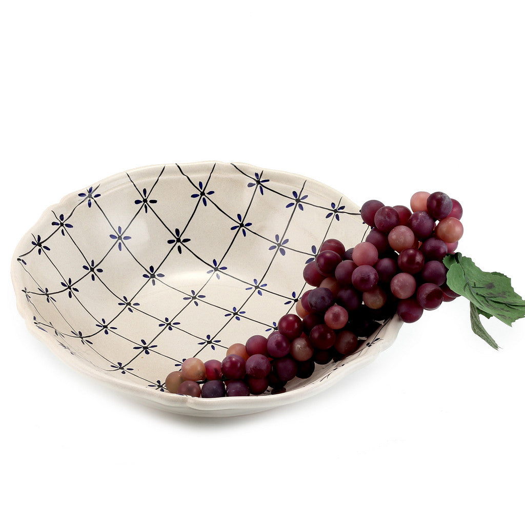 BLU STELLA: Salad/Pasta Serving Bowl [R] - artisticaitalian.com