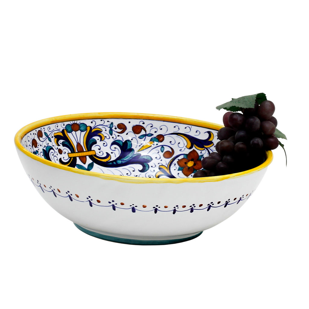 RICCO DERUTA CLASSICO: Large Serving Salad Pasta Bowl - artisticaitalian.com