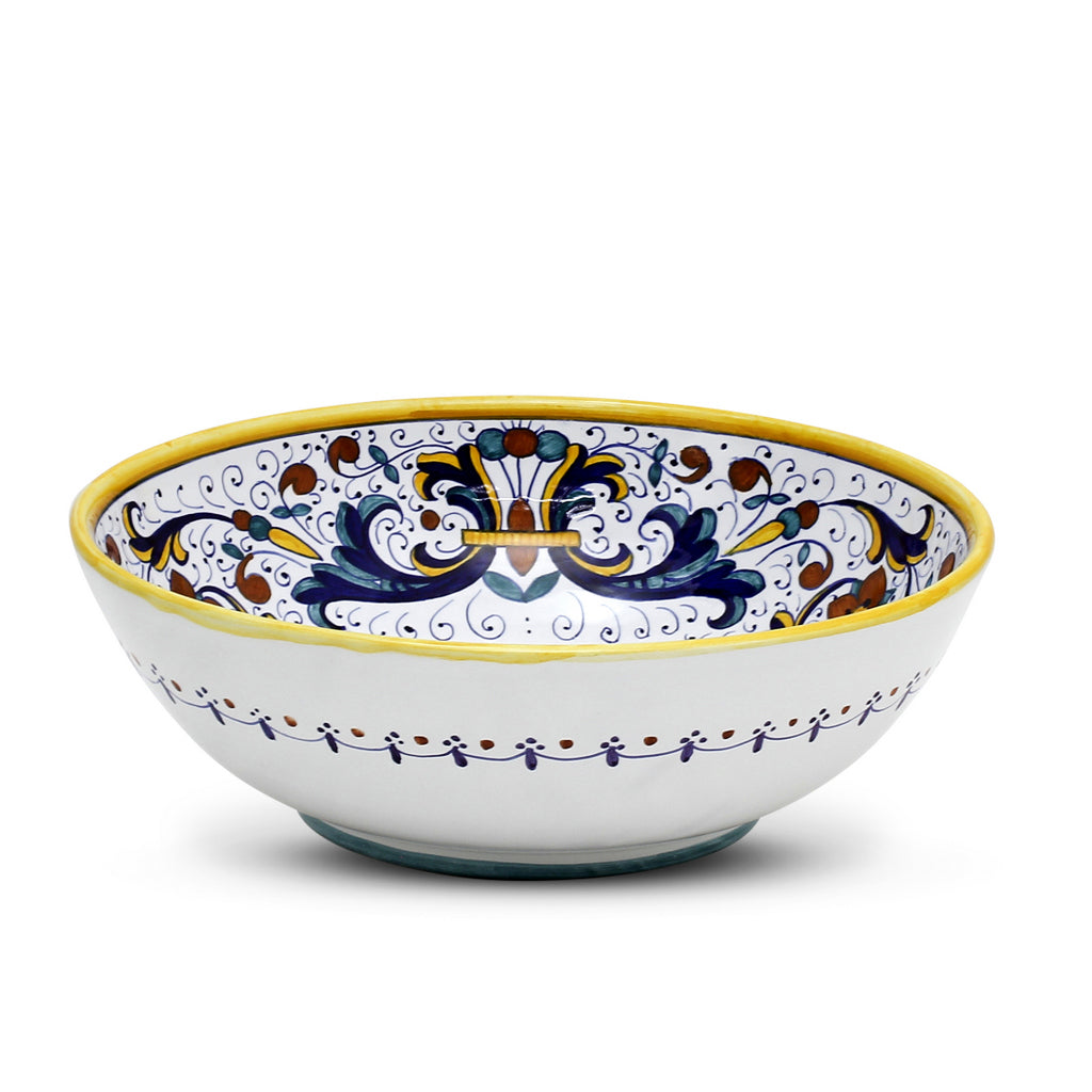 RICCO DERUTA CLASSICO: Large Serving Salad Pasta Bowl - artisticaitalian.com