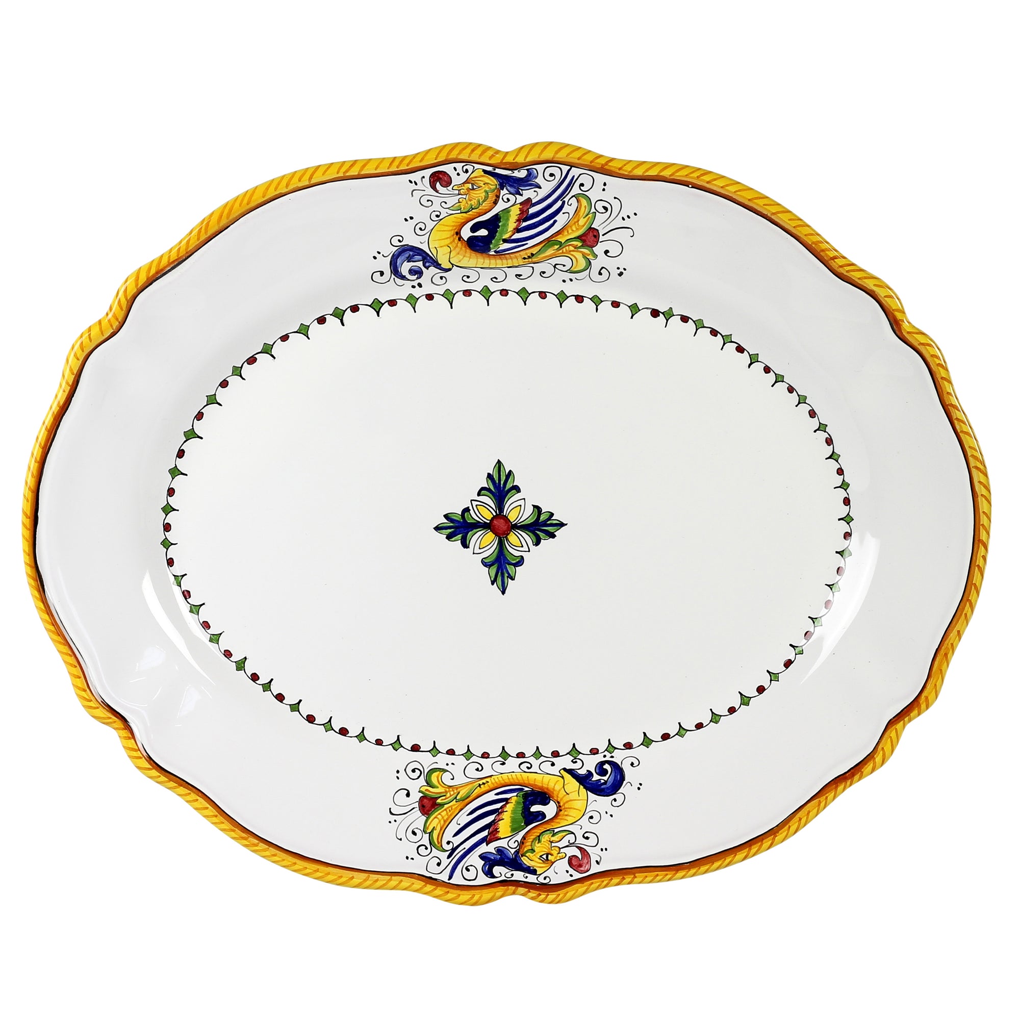 RAFFAELLESCO LITE: Serving Oval Turkey Platter - artisticaitalian.com