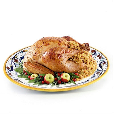 RICCO DERUTA: Large Oval Turkey Platter - artisticaitalian.com