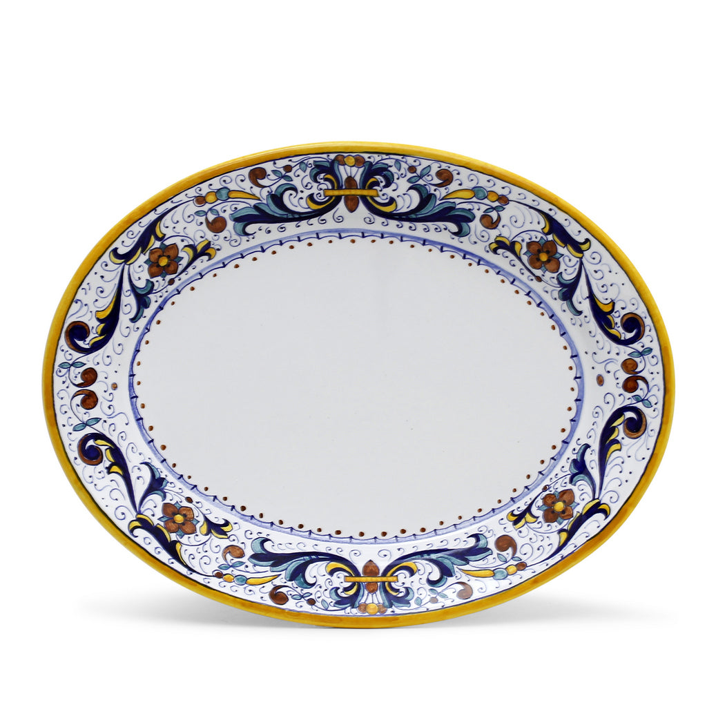 RICCO DERUTA CLASSICO: Large Oval platter - artisticaitalian.com