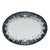 DERUTA COLORI: Oval Platter - BLUE ANTICO - artisticaitalian.com