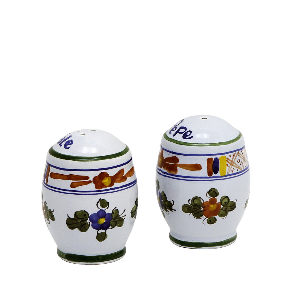 FAENZA-CARNATION: Salt and Pepper set - artisticaitalian.com