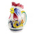 RAFFAELLESCO: Rooster of Fortune pitcher (1 Liter 34 Oz 1 Qt) - artisticaitalian.com