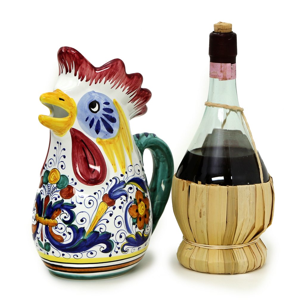 RICCO DERUTA: Rooster of Fortune multi use pitcher - artisticaitalian.com