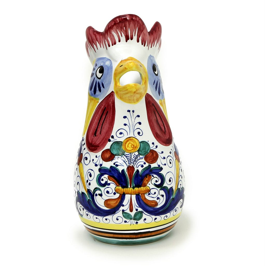 RICCO DERUTA: Rooster of Fortune multi use pitcher - artisticaitalian.com