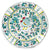 ORVIETO GREEN ROOSTER: Charger Buffet Platter [R] - artisticaitalian.com