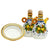 LIMONCINI: 'The Better Half' Oil and Vinegar set with tray/saucer - artisticaitalian.com