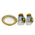 LIMONCINI: 'The Better Half' Salt and Pepper set with tray/saucer - artisticaitalian.com