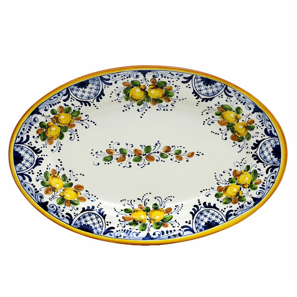 LIMONCINI: Oval Large Serving Platter - artisticaitalian.com