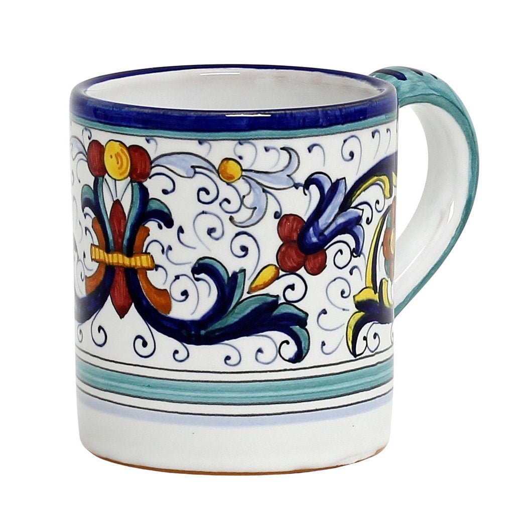 VECCHIA DERUTA: Straight Mug (10 Oz) - artisticaitalian.com