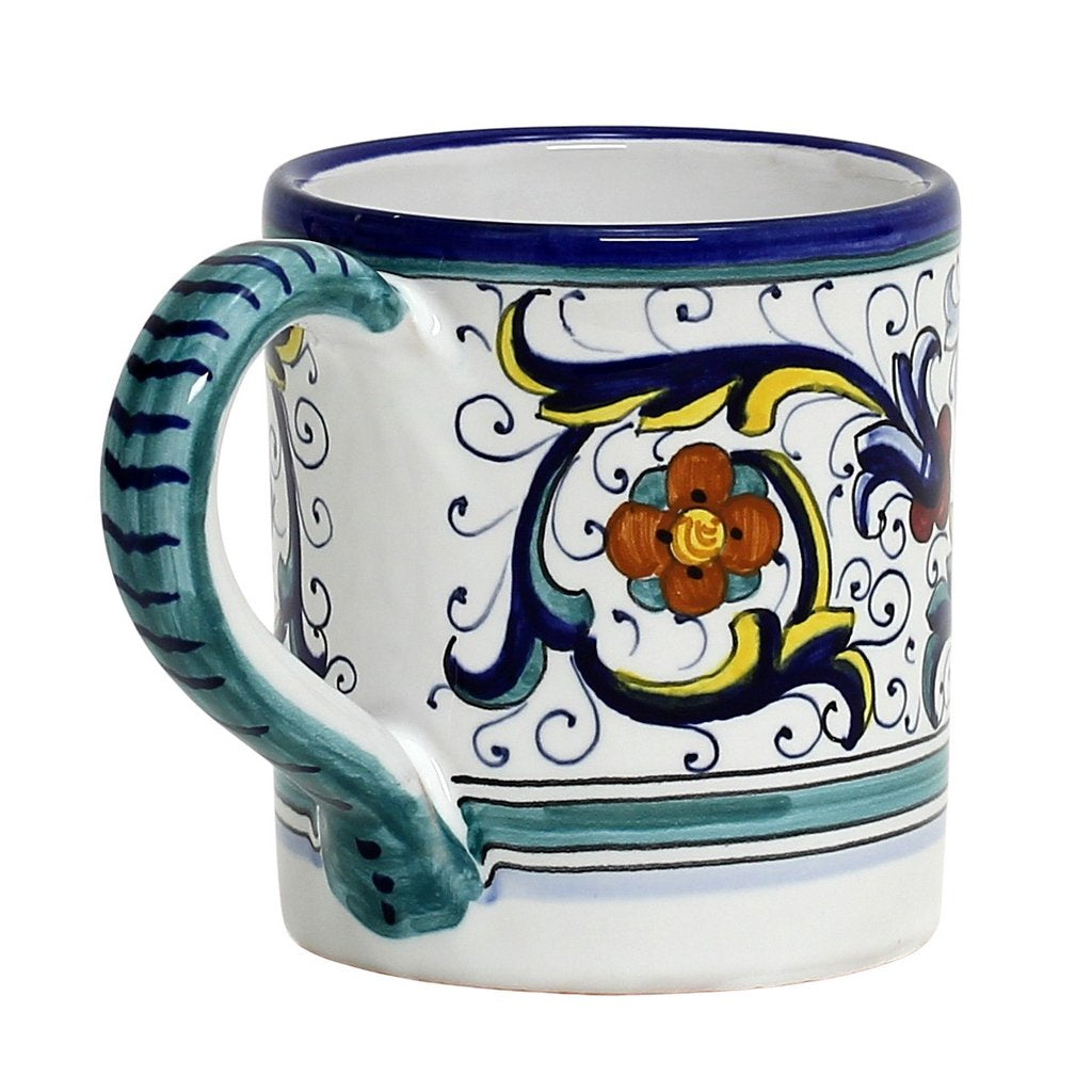 VECCHIA DERUTA: Straight Mug (10 Oz) - artisticaitalian.com