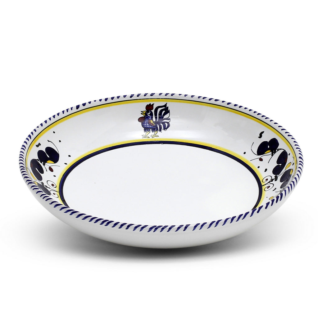 ORVIETO BLUE ROOSTER: 3 Pieces Place Setting - artisticaitalian.com