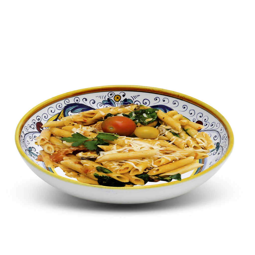 RICCO DERUTA: Risotto/Pasta/Cioppino round shallow coupe bowl - artisticaitalian.com