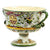 MAJOLICA MEDICI: Large Footed Round Bowl with two handles - artisticaitalian.com