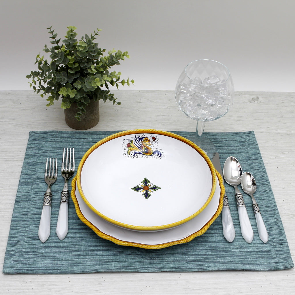 RAFFAELLESCO LITE: 4 Pieces Place Setting - artisticaitalian.com