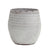 SCAVO Giardini Garden: Round 'Rullato' Cachepot/Planter Large WHITE - artisticaitalian.com