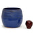 SCAVO Giardini Garden: Round 'Rullato' Cachepot/Planter Small  AVIATOR Dark Blue - artisticaitalian.com