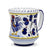 ORVIETO BLUE ROOSTER: Concave Deluxe Mug (12 Oz.) - artisticaitalian.com