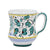 ORVIETO GREEN ROOSTER: Concave Deluxe Mug (12 Oz.) - artisticaitalian.com