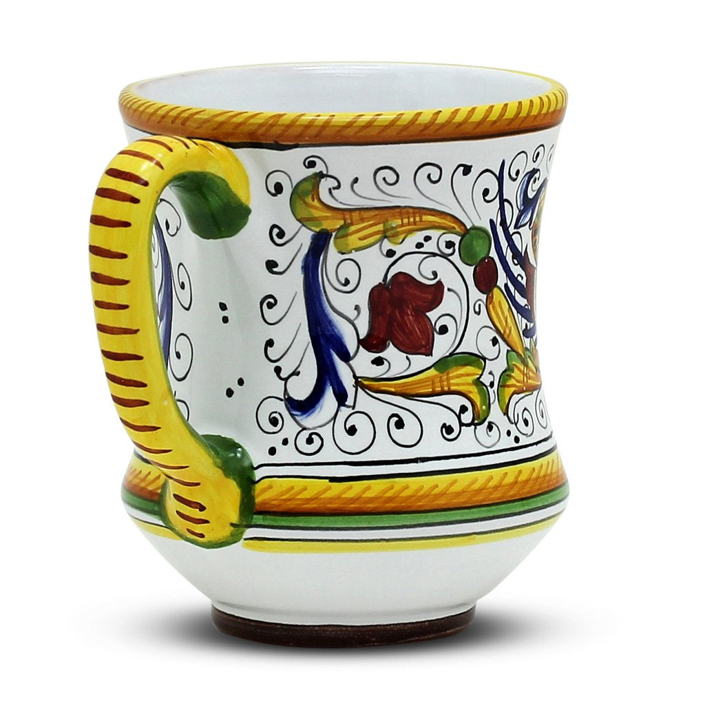 RAFFAELLESCO DE LUXE: Concave Deluxe Large Mug (17 Oz.) - artisticaitalian.com