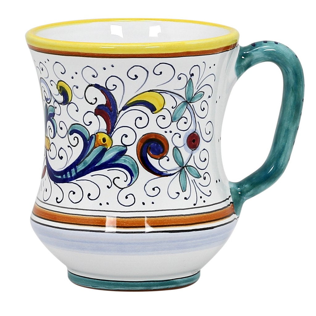 RICCO DERUTA DELUXE: Concave Deluxe Large Mug (17 Oz.) - artisticaitalian.com