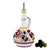 ORVIETO RED ROOSTER: Bundle with Utensil Holder + Olive Oil Dispenser + Biscotti Jar - artisticaitalian.com