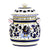 ORVIETO BLUE ROOSTER: Traditional Biscotti Jar - artisticaitalian.com