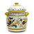 RAFFAELLESCO: Traditional Deruta Biscotti Jar - artisticaitalian.com