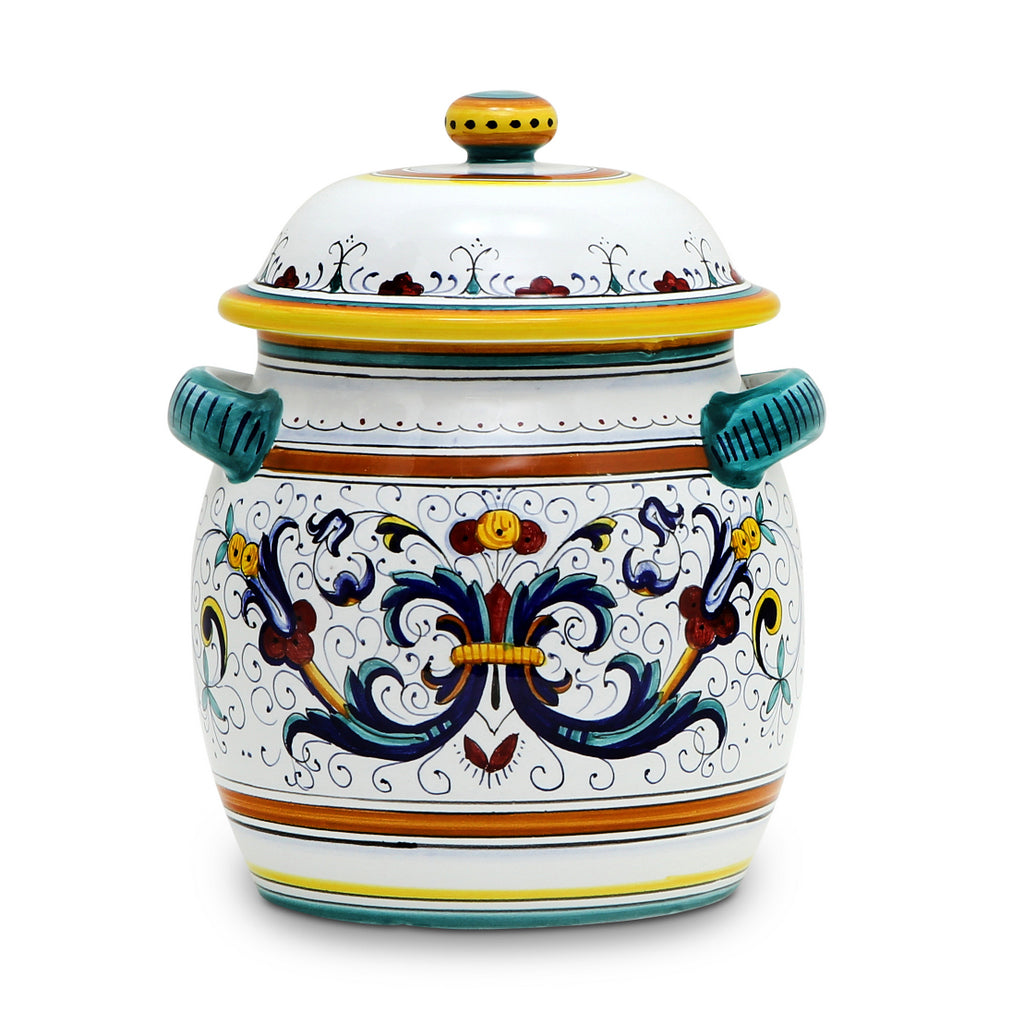 RICCO DERUTA: Traditional Biscotti Jar - artisticaitalian.com