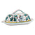 ORVIETO GREEN ROOSTER: Bundle with Butter Dish + Sauce Boat + Spoon Rest - artisticaitalian.com