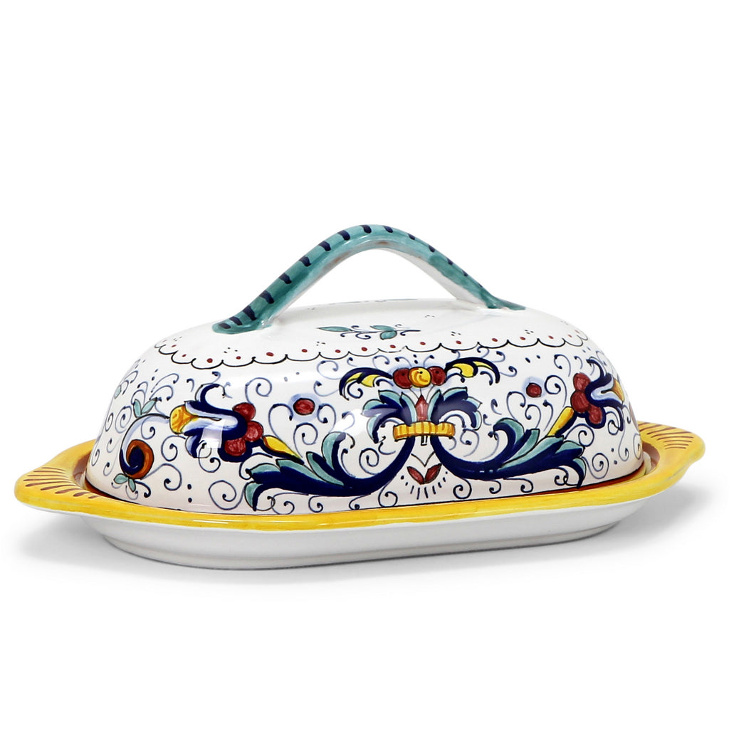 RICCO DERUTA DELUXE: Butter Dish w cover - artisticaitalian.com