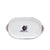 ORVIETO BLUE ROOSTER: Oval/Oblong Small Tray - artisticaitalian.com