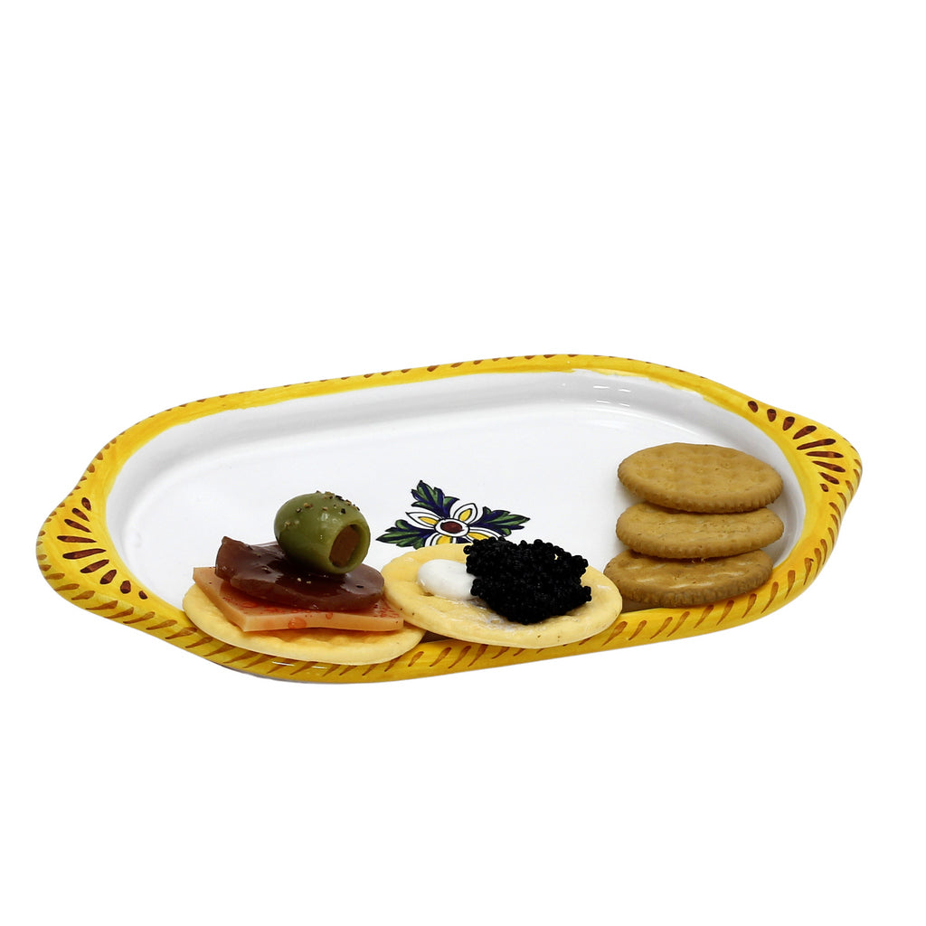 RAFFAELLESCO DELUXE: Oval/Oblong Small Tray - artisticaitalian.com