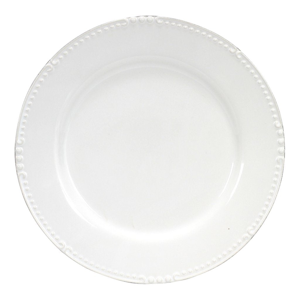 SKYROS: ISABELLA - Charger Plate Pure White - artisticaitalian.com