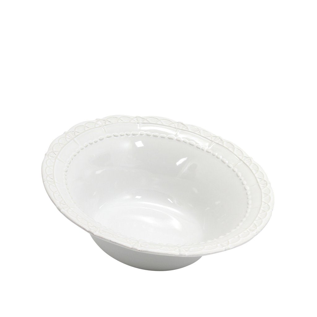 SKYROS: HISTORIA - Serving Bowl White - artisticaitalian.com