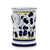 ORVIETO BLUE ROOSTER: Utensil Holder - artisticaitalian.com