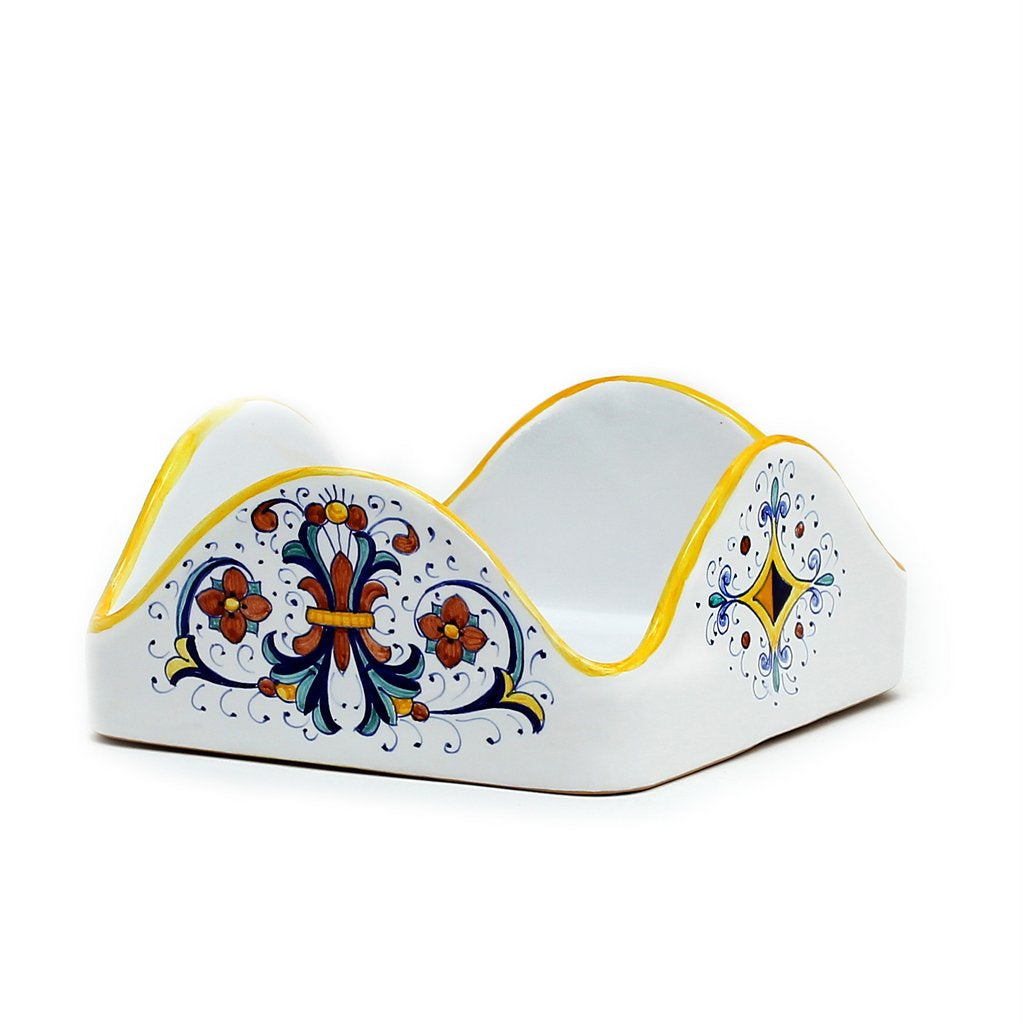 RICCO DERUTA: Square Napkins Holder (For Luncheon Size napkins 6.5"x6.5") - artisticaitalian.com