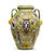 MAJOLICA CAFFAGIOLO: Extra Large Tuscan Orcio with Medici Crest + Lions - artisticaitalian.com