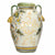 MAJOLICA CAFFAGIOLO: Extra Large Tuscan Orcio with Medici Crest + Lions - artisticaitalian.com