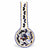 ORVIETO BLUE ROOSTER: Spoon Rest Deluxe - artisticaitalian.com