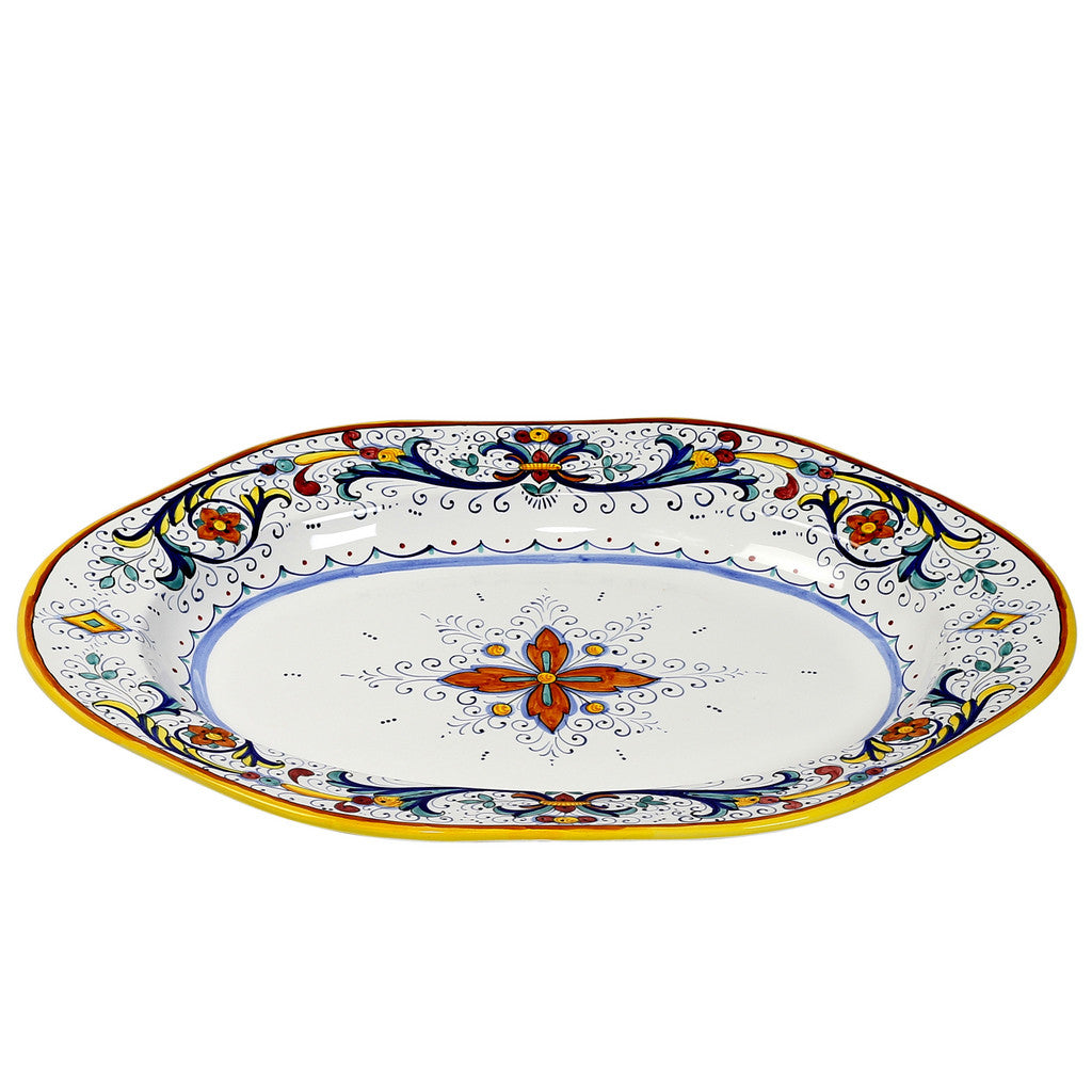 RICCO DERUTA: Large Serving Set Platters (1 Lg Bowl + 1 Lg Charger + 1 Lg Platter) - artisticaitalian.com